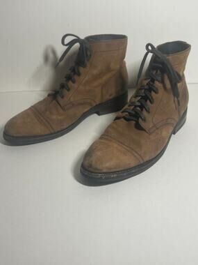 Thursday Boot Company Men's Brown Leather Captain Lace-Up Boot Size 14